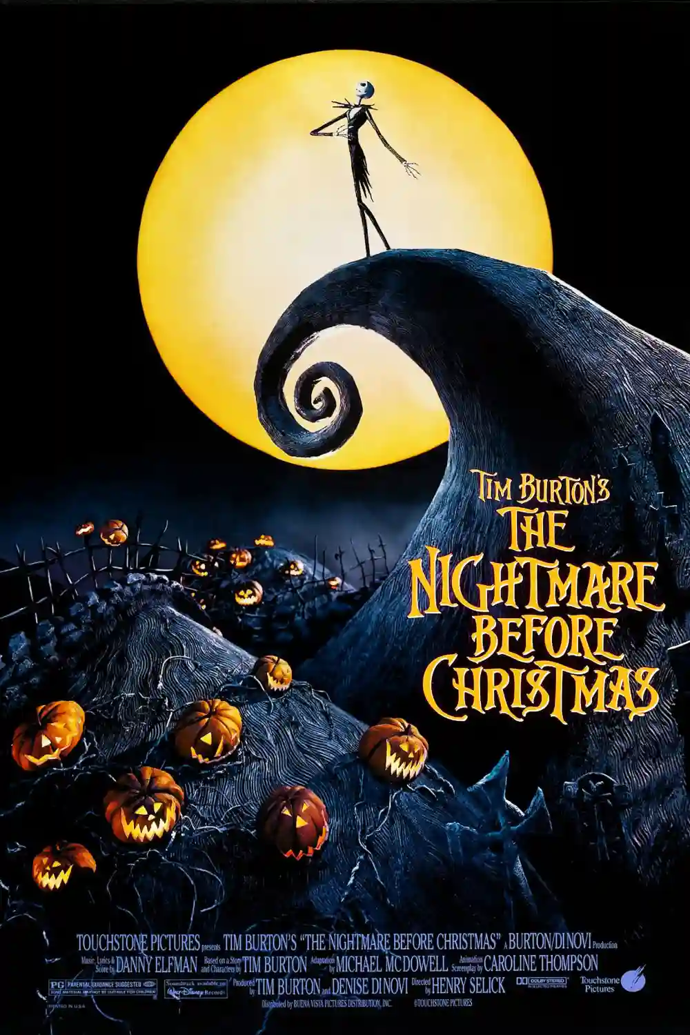 The Nightmare Before Christmas: Jack Skellington kidnaps Santa Claus to bring Halloween to Christmas.