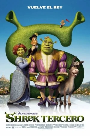 Shrek Tercero: Shrek recluta a sus amigos para instalar a Artie como nuevo rey de Muy, Muy Lejano.