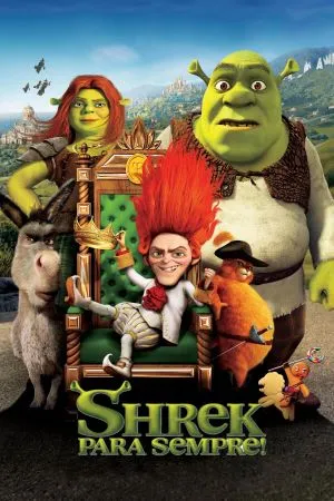 Shrek para Sempre: Shrek é enganado por Rumpelstiltskin e lançado em uma linha do tempo sombria onde o vilão governa.