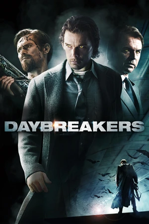 Daybreakers: In 2019, a researcher battles to save humanity from vampires, struggling with dwindling blood supplies and survival conflicts.