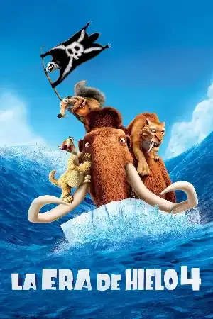 La era de hielo 4: Manny, Diego y Sid se embarcan en una aventura en un continente separado, enfrentando criaturas marinas y piratas en busca de un nuevo mundo.