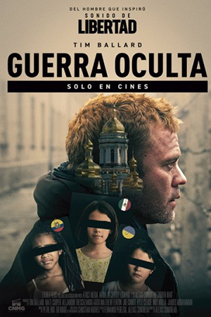 Tim Ballard: La guerra oculta: Tim Ballard lucha contra redes de tráfico infantil en un escenario global, enfrentándose a la brutalidad de los delincuentes para salvaguardar vidas. Filmelier Image