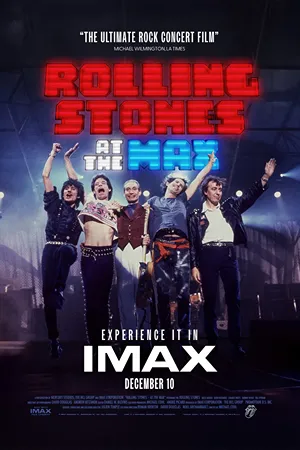 Rolling Stones: At the Max: Experience the explosive 1990 concert of a legendary rock band, showcasing their iconic performance across Europe in stunning IMAX. Filmelier Image