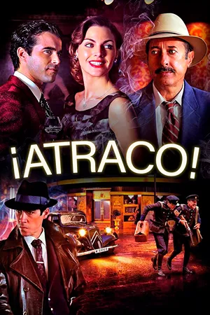 ¡Atraco!: En la España de los años 50, un grupo de argentinos planea un atraco para recuperar las joyas de Evita, enfrentándose a poderosos adversarios. Filmelier Image
