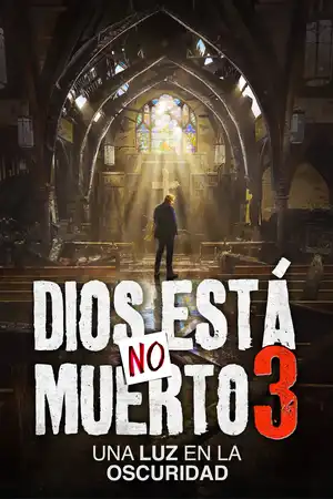 Dios no está muerto 3: Una luz en la oscuridad: Un reverendo lucha por mantener su iglesia después de un incendio y una universidad que quiere expulsar a su congregación del campus.