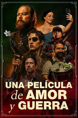 A History of Love and War: Pepe Sánchez-Campo, a corrupt developer, clashes with guerrillas, facing trial for Mexico's violent history. Filmelier Image