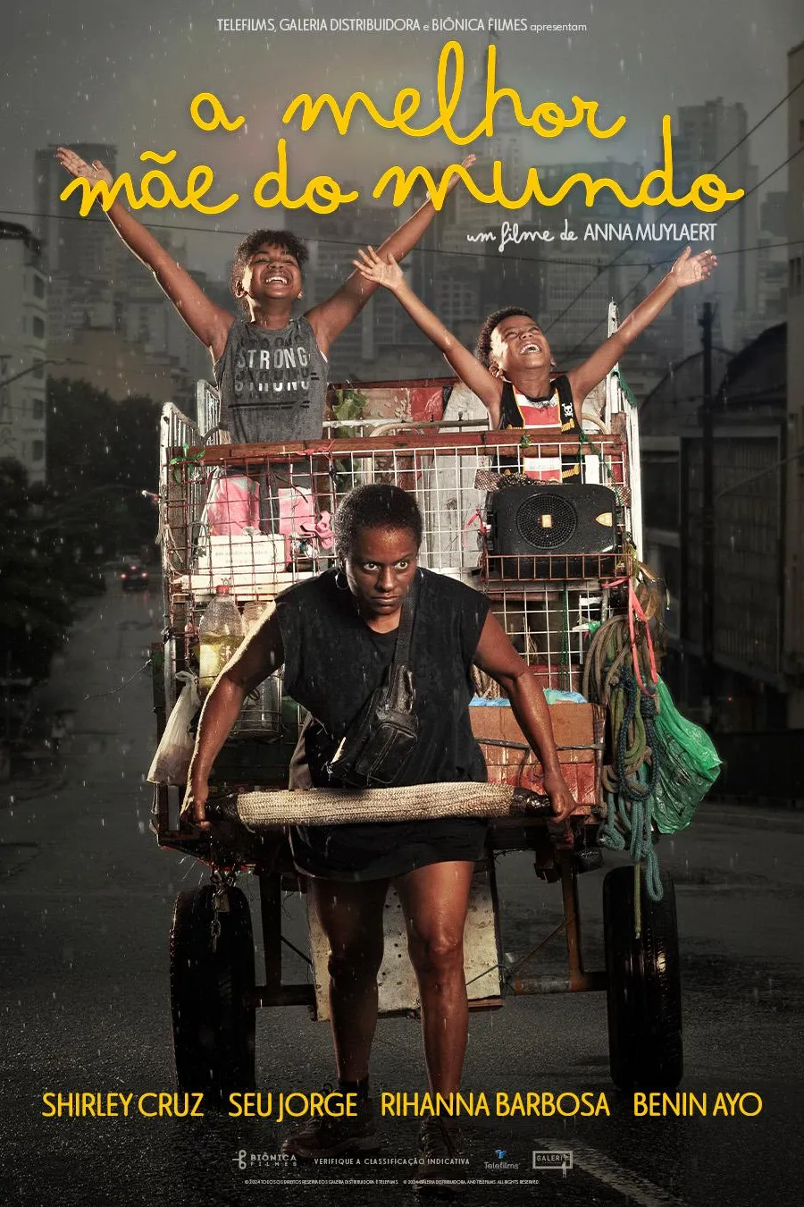 A Melhor Mãe do Mundo: Uma catadora enfrenta desafios em São Paulo, buscando dignidade e conexão em meio a questões sociais complexas. Filmelier Image