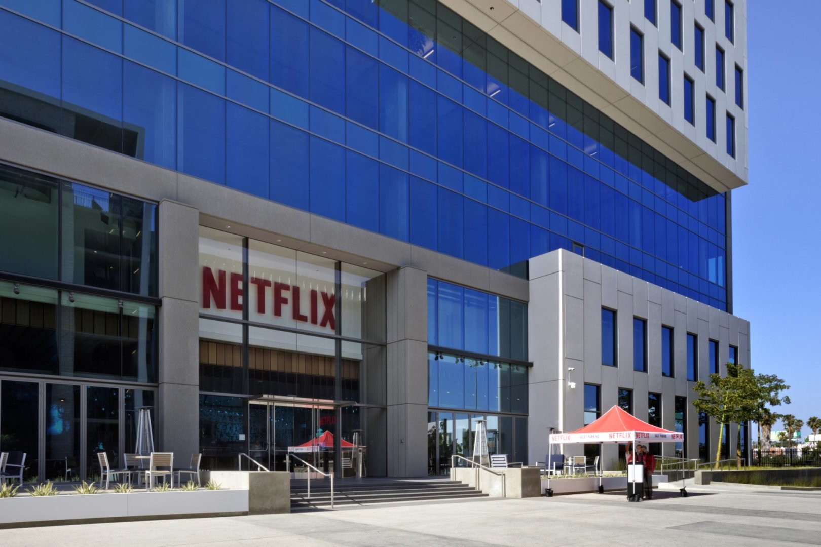 A sede da Netflix em Hollywood (crédito: divulgação / Netflix)