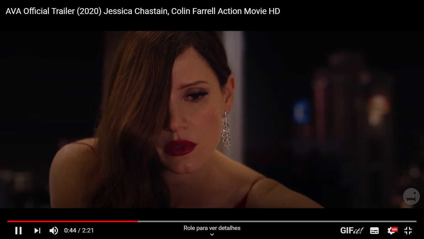 Jessica Chastain vive uma assassina no trailer de ‘Ava’