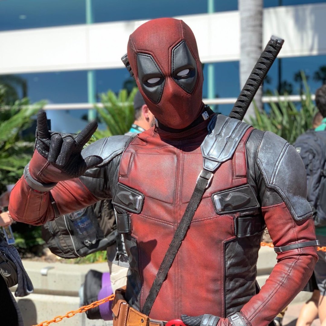 Cosplayer de Deadpool na San Diego Comic-Con