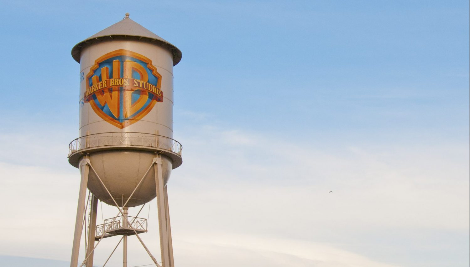 A famosa caixa d'água da Warner Bros. (Foto: divulgação Warner Bros. Studios)