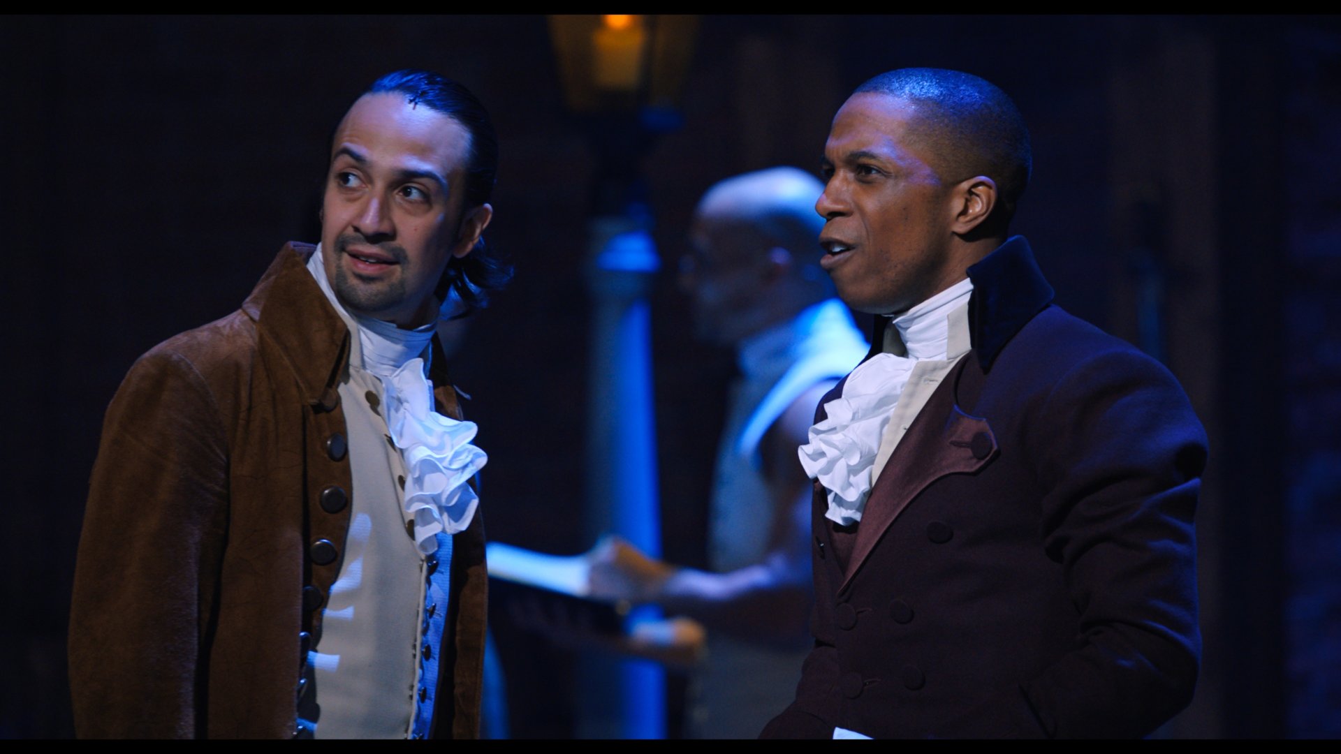 Cena do musical 'Hamilton' do Disney+