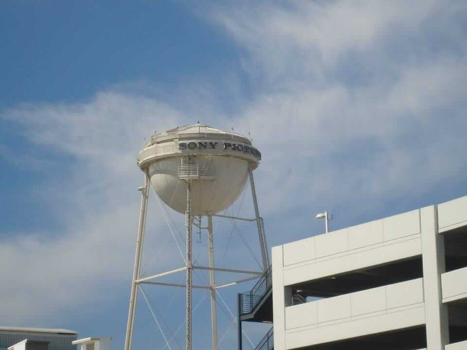 A caixa d´água dos estúdios da Sony Pictures, em Culver City, Califórnia (Foto: Renan Martins Frade)