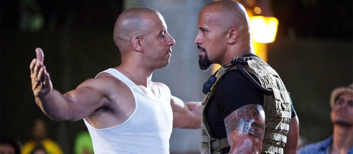 Vin Diesel e Dwayne Johnson em ‘Velozes e Furiosos 5 - Operação Rio’