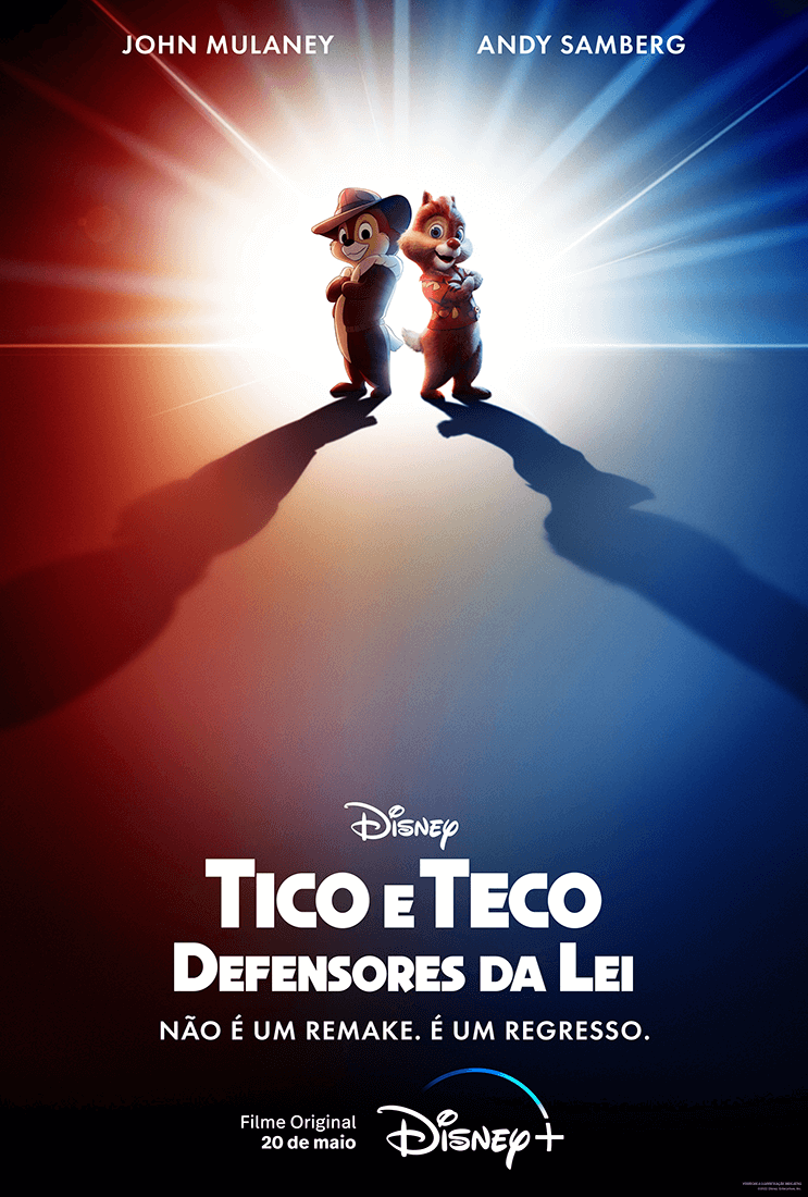 Pôster de Tico e Teco: Defensores da Lei (crédito: divulgação / Disney)