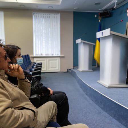 Sean Penn está na Ucrânia para filmar documentário sobre invasão russa