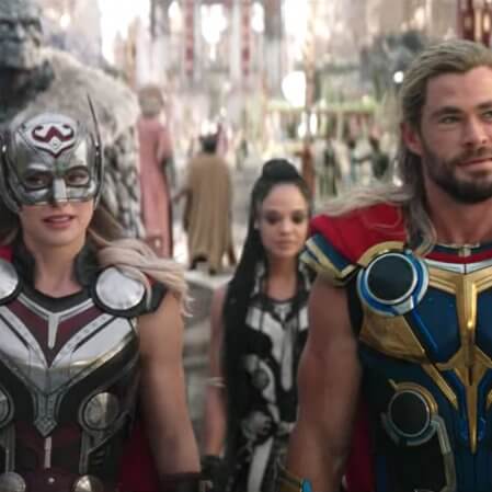 Nova prévia de ‘Thor: Amor e Trovão’ apresenta equipe de heróis do filme