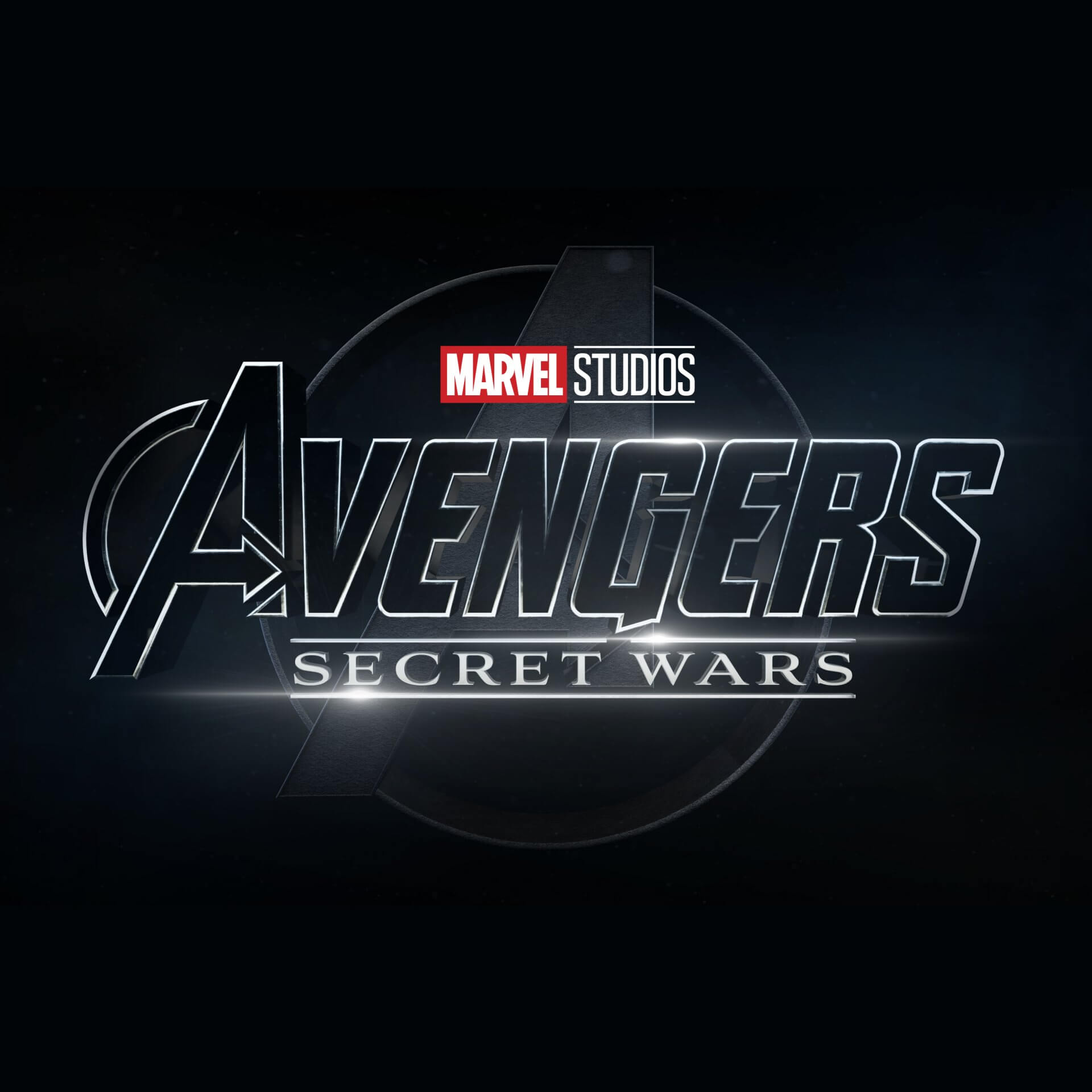 O logo de 'Avengers: Secret Wars', revelado na Comic-Con de San Diego (crédito: divulgação / Disney/Marvel Studios)