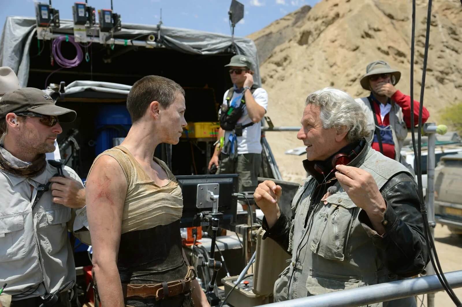 George-Miller-filming-Charlize-T