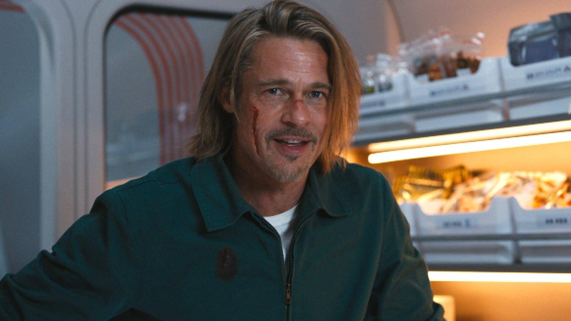 Brad Pitt é o protagonista de 'Trem-Bala', filme de ação baseado em uma graphic novel.