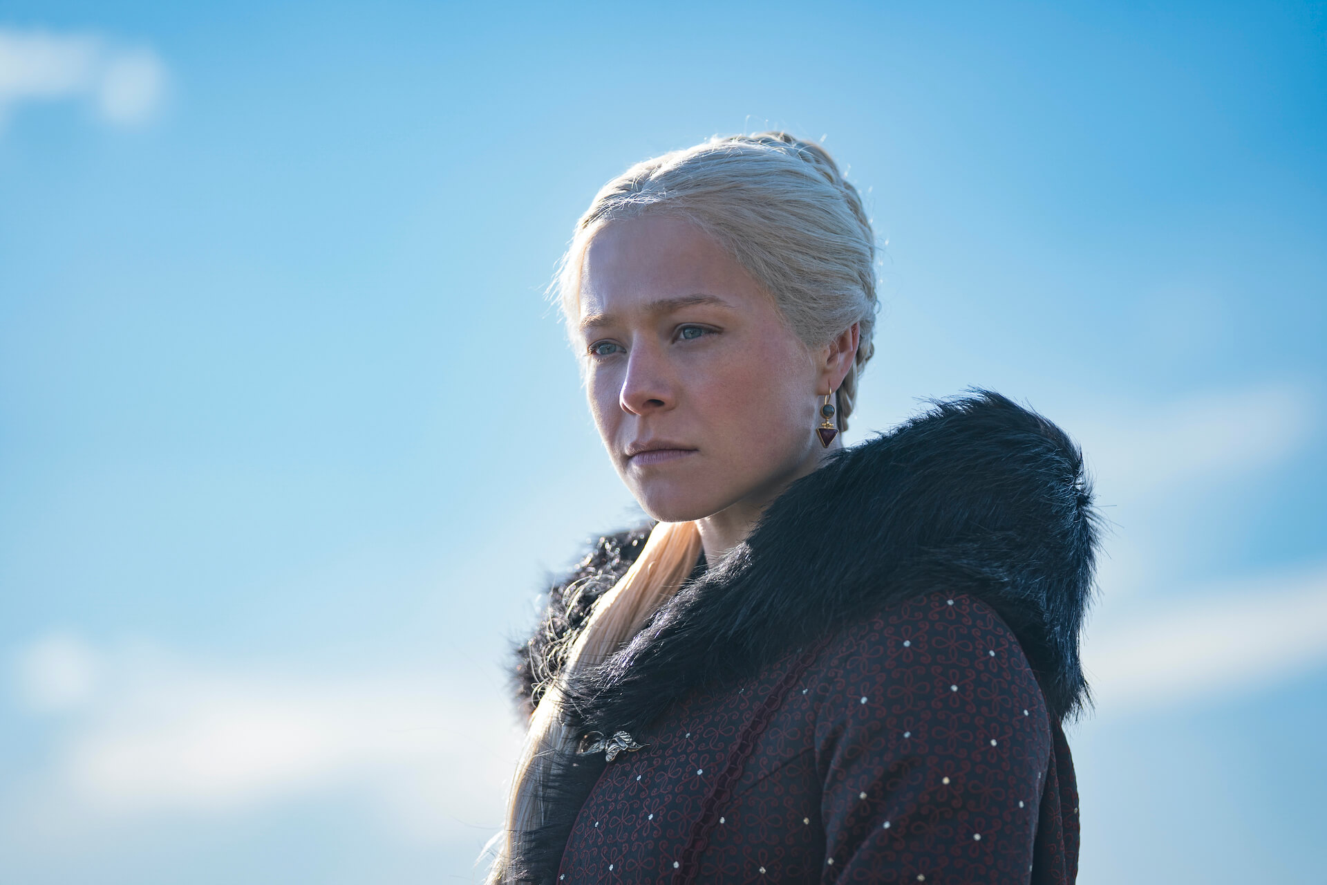 House of the Dragon: Emma D'Arcy como Rhaenyra Targaryen (crédito: divulgação / HBO)
