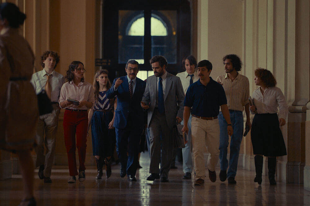 Argentina, 1985: A equipe jurídica enfrentando a ditadura (Crédito: divulgação / Tulip Pictures / Prime Video)