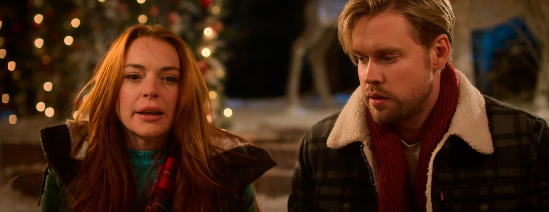 Lindsay Lohan está de volta às comédias românticas no trailer de 'Uma  Quedinha de Natal'
