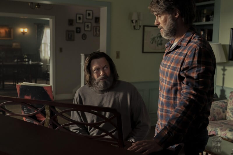 Nick Offerman e Murray Bartlett interpretaram o casal Bill e Frank em 'The Last of Us', da HBO