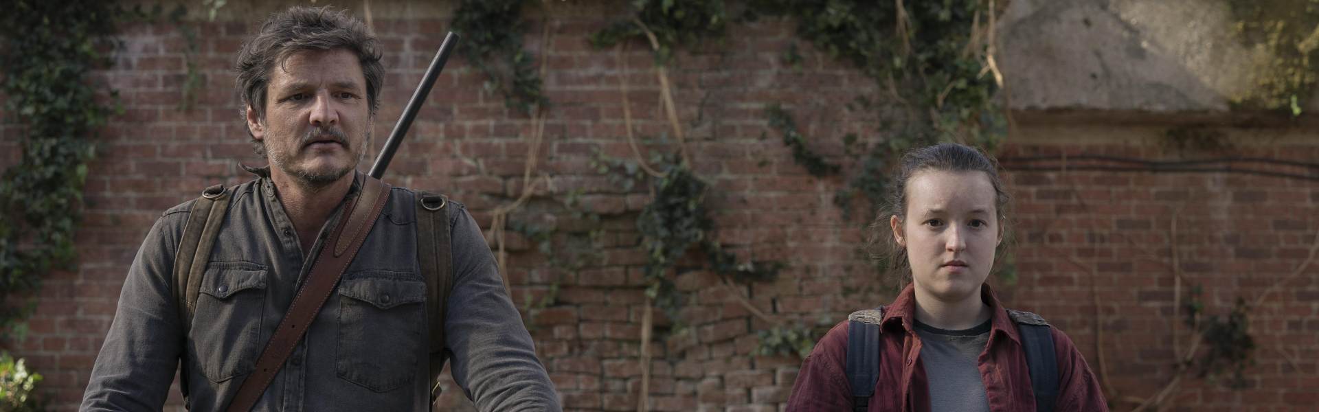 Joel (Pedro Pascal) e Ellie (Bella Ramsay) no episódio 9 de 'The Last of Us' (Crédito: HBO)