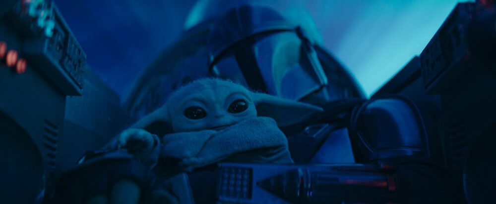 Din e Baby Yoda em cena da 3ª temporada de The Mandalorian