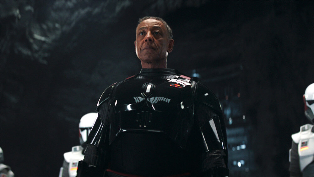 Giancarlo Esposito como Moff Gideon na 3ª temporada de 'The Mandalorian', de Star Wars