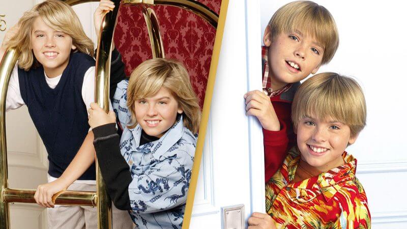 Cole e Dylan Sprouse em Zack & Cody: Gêmeos em Ação