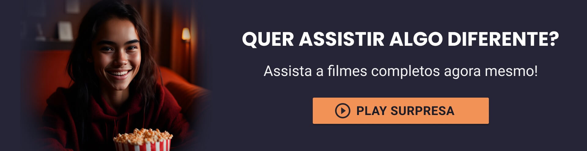 Play Surpresa do Filmelier permite assistir a filmes grátis completos