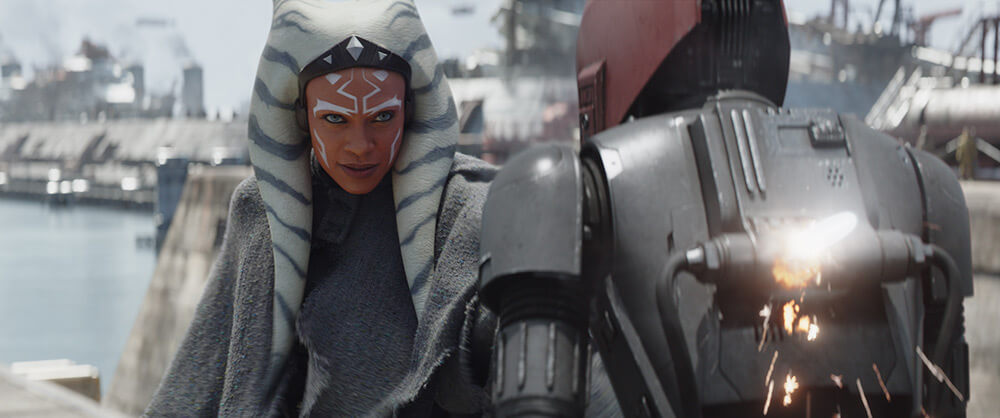 Cena de Ahsoka, série de Star Wars no Disney+ sobre a antiga padawan de Anakin Skywalker