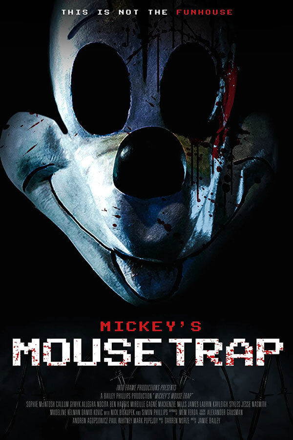 O pôster oficial do Mickey's Mouse Trap coloca o mouse na frente e no centro (Crédito: Into Frame Productions)