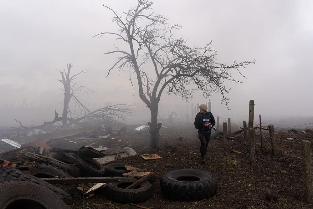A destruição está para todos os lados em 20 Dias em Mariupol (Crédito: Synapse)