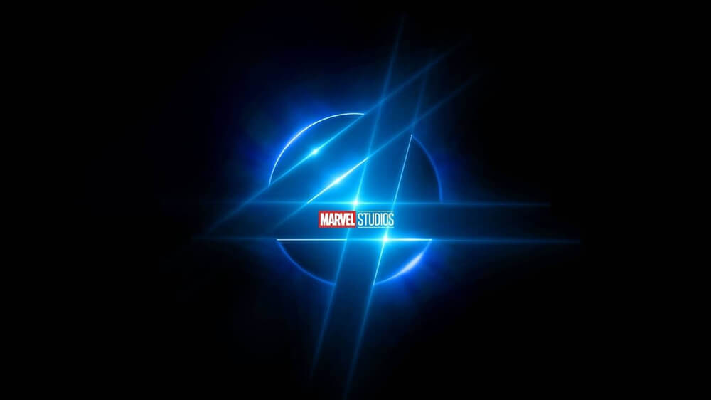 O primeiro logotipo oficial do Quarteto Fantástico da Marvel Studios (Crédito: Marvel Studios)