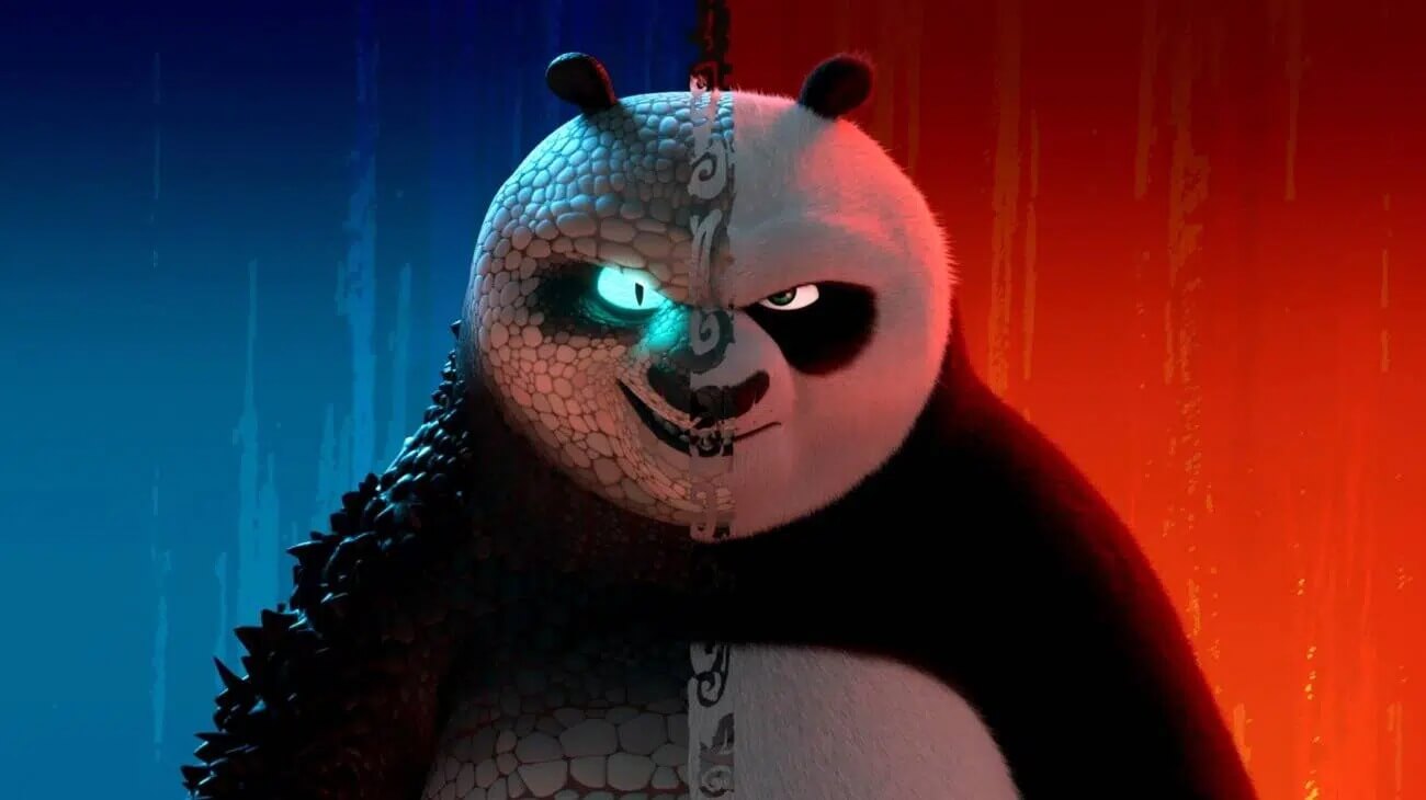 A vilã de Kung Fu Panda 4 se transforma em qualquer animal -- inclusive no Po (Crédito: Universal Pictures)