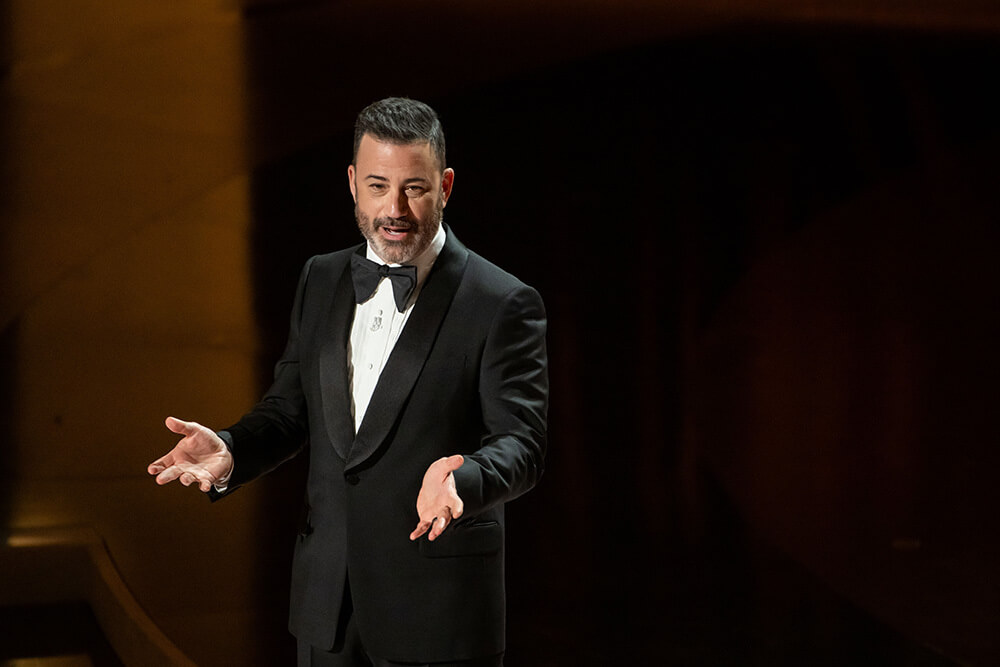 Jimmy Kimmel tem sido uma aposta segura como mestre de cerimônias (Crédito: AMPAS)