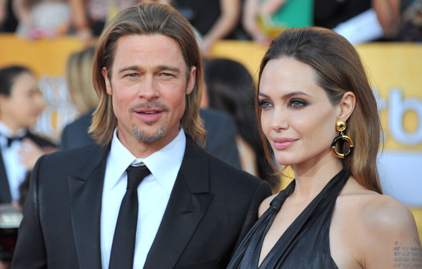 Casais do cinema: os 7 casais (e ex-casais) queridinhos de Hollywood. Na foto, Angelina Jolie e Brad Pitt.