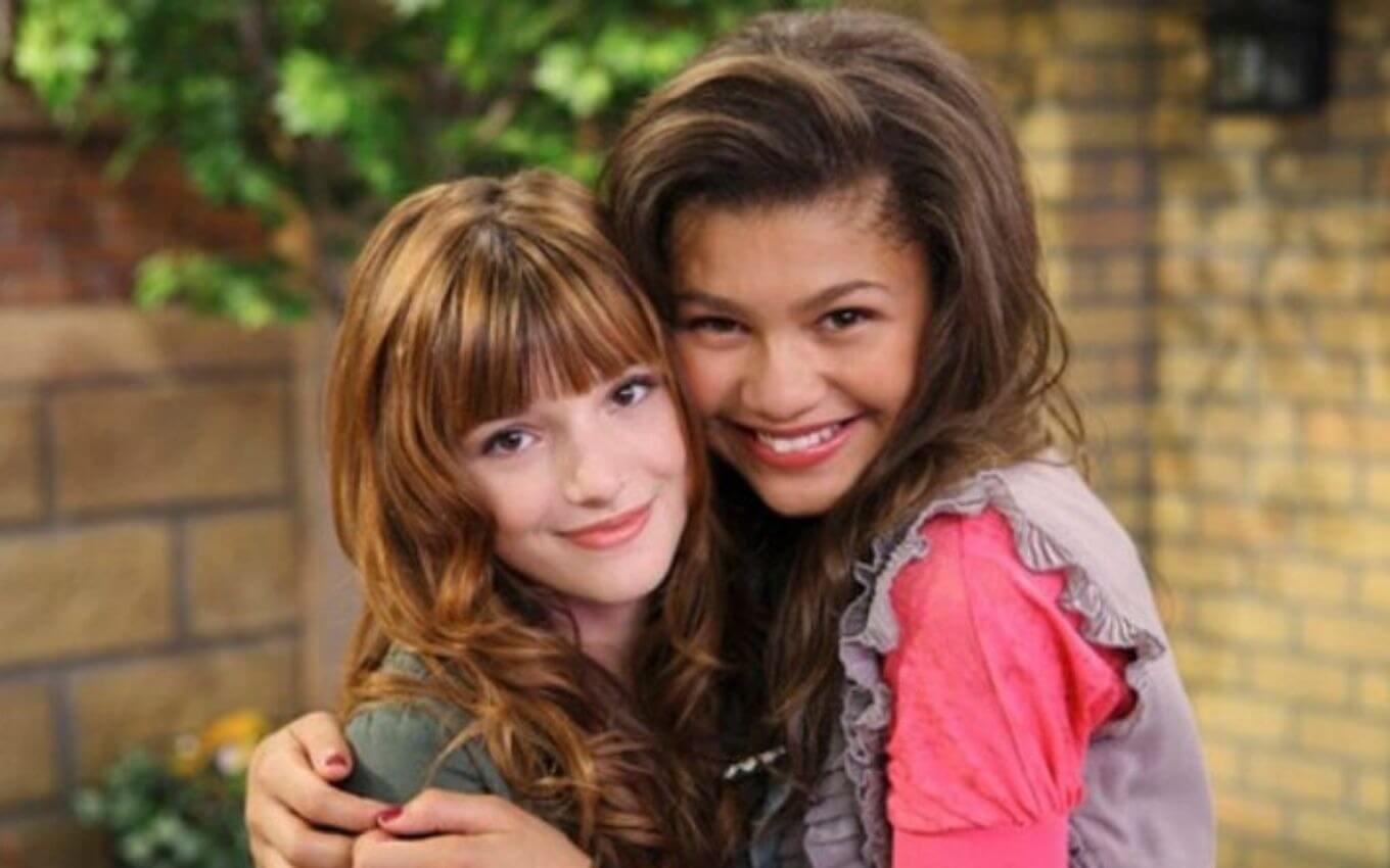 Bella Thorne e Zendaya eram as estrelas da série No Ritmo (Crédito: Disney Channel)
