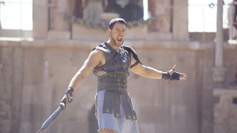 Russell Crowe em Gladiador