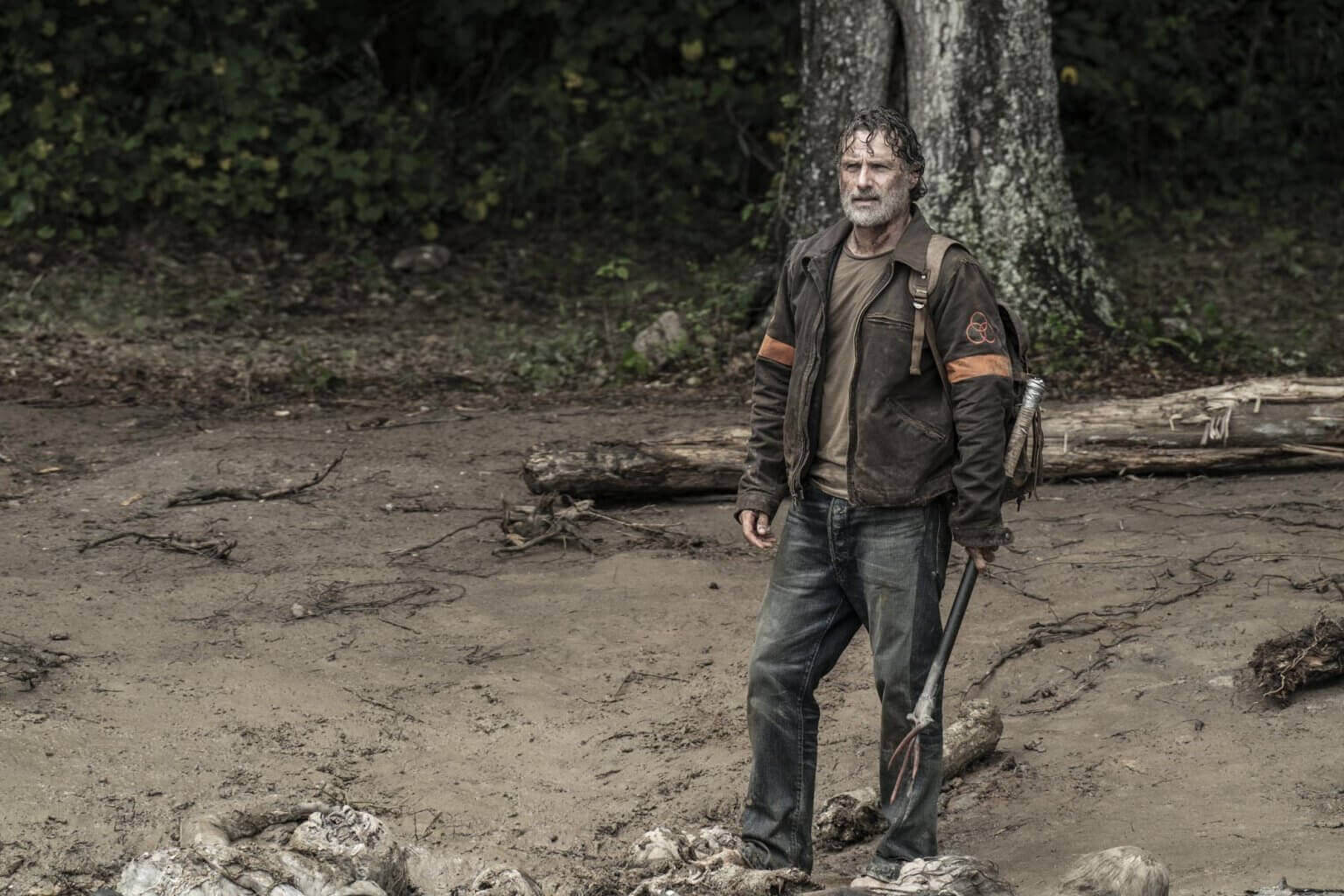 Andrew Lincoln como Rick Grimes en The Walking Dead
