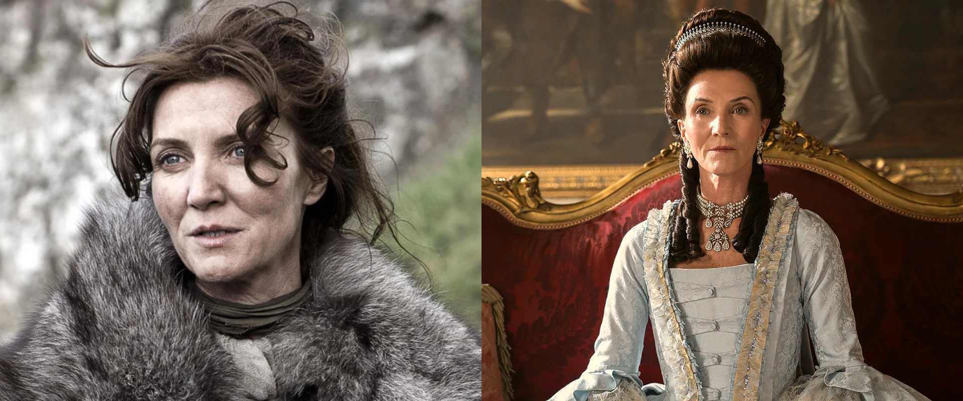 Michelle Fairley en Game of Thrones y en La reina Carlota
