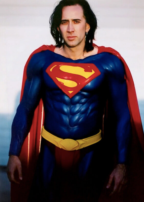 Nicolas Cage tiene un cameo como Superman en Flash