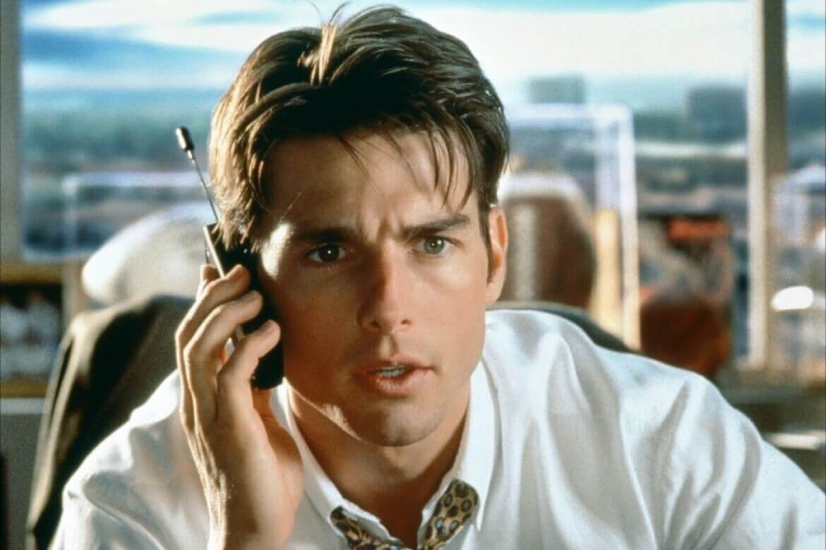 Tom Cruise en Jerry Maguire