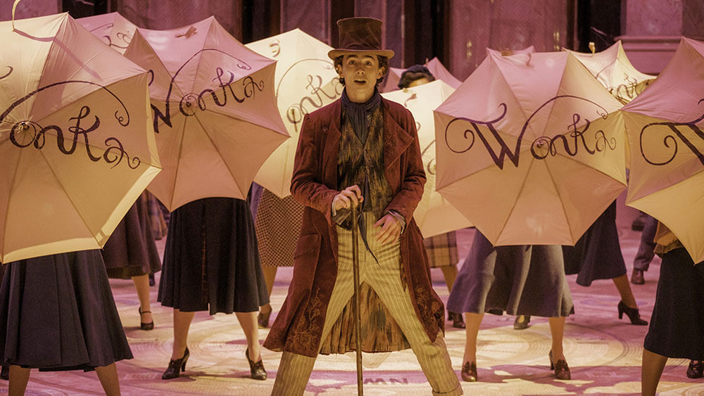Wonka, con Timothée Chalamet