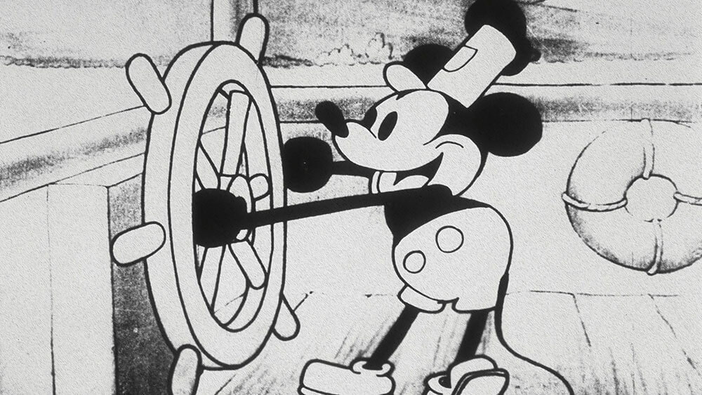 Mickey Mouse en Steamboat Willie