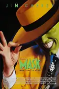 The Mask: A bank clerk transforms into a chaotic superhero after donning a mysterious mask, facing conflicts between his mundane life and newfound powers. Filmelier Image