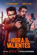 La hora de los valientes: Un psicoanalista en servicio comunitario ayuda a un agente a superar una infidelidad, enfrentando juntos peligros y buscando segundas oportunidades. Filmelier Image